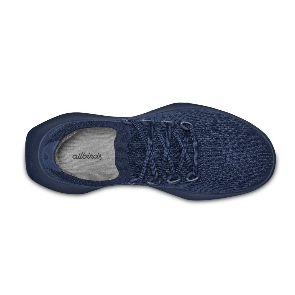 Allbirds Men\'s Tree Dashers - Running Shoes Navy - UCK586793